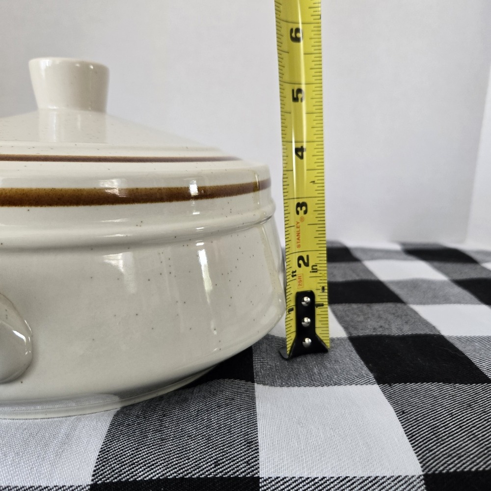 Old Brook Collection Stoneware Casserole Dish With Lid 2 Quart Oven to Table - Picture 8 of 10